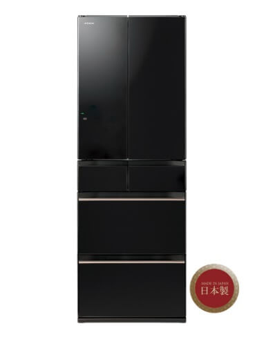 Hitachi R-HW540RS XK/XW/XN 416L Multi-Door Refrigerator - Energy Efficient Large Capacity Fridge for Home, Kitchen & Restaurant Use