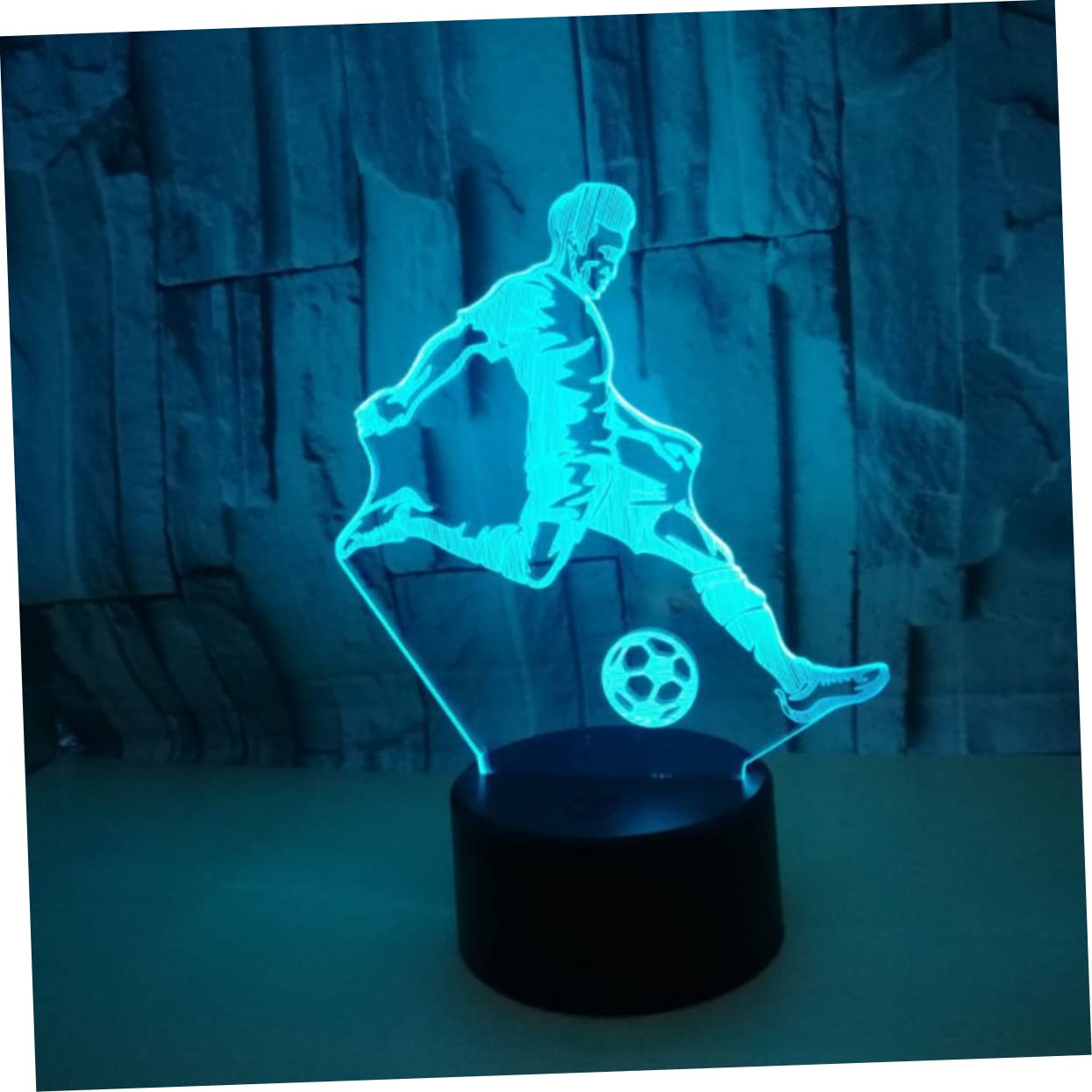 Colorful 3D LED Desk Lamp with Remote Control - 3 Pack Night Light for Bedroom, Study, Office - Energy Saving Eye-Caring Reading Light for Kids & Adults