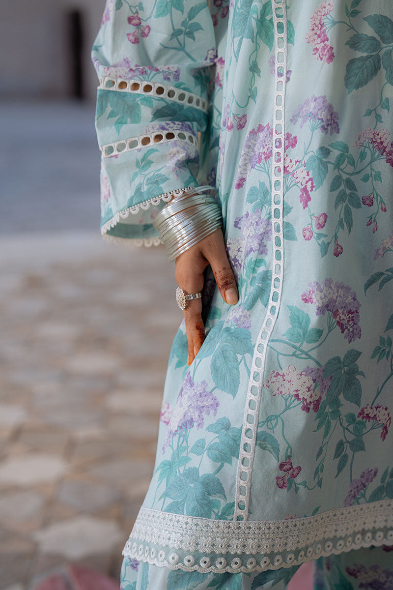 Stylish MINT GLAMOUR 3-Piece Printed Lawn Suit Set for Women | Breathable Summer Outfit | Perfect for Casual Wear, Parties & Special Occasions
