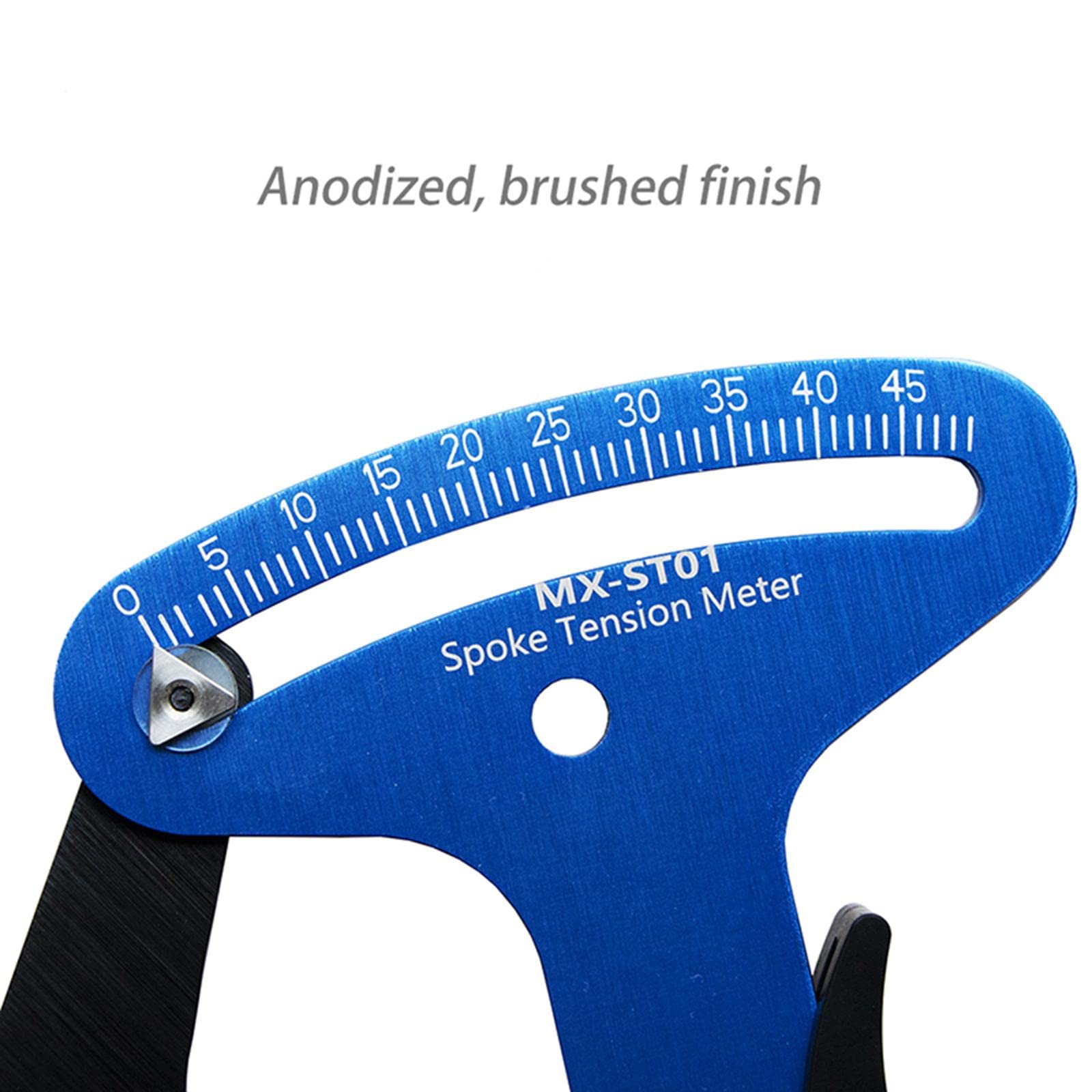B Baosity Bicycle Spoke Tension Meter - Professional Mountain & Road Bike Wheel Spoke Tension Measuring & Adjustment Tool for Accurate Rim Alignment - Perfect for Cycling Maintenance, Wheel Truing & DIY Bike Repair