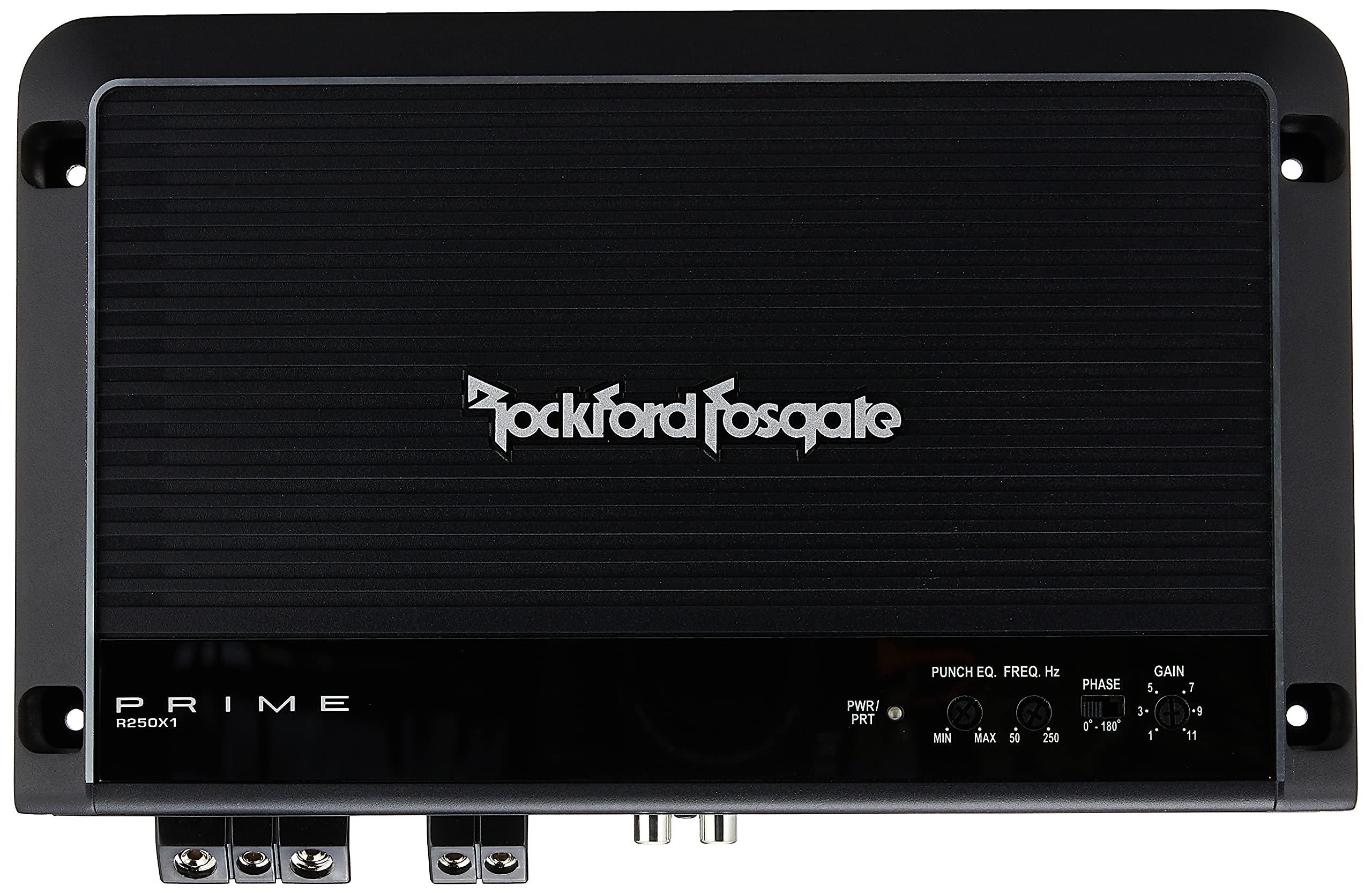 Rockford Fosgate R250X1 Prime 1-Channel Mono Block Amplifier - 250W RMS Power for Car Audio Systems | Perfect for Subwoofers & Bass Enhancement in Trucks, SUVs & Custom Vehicles