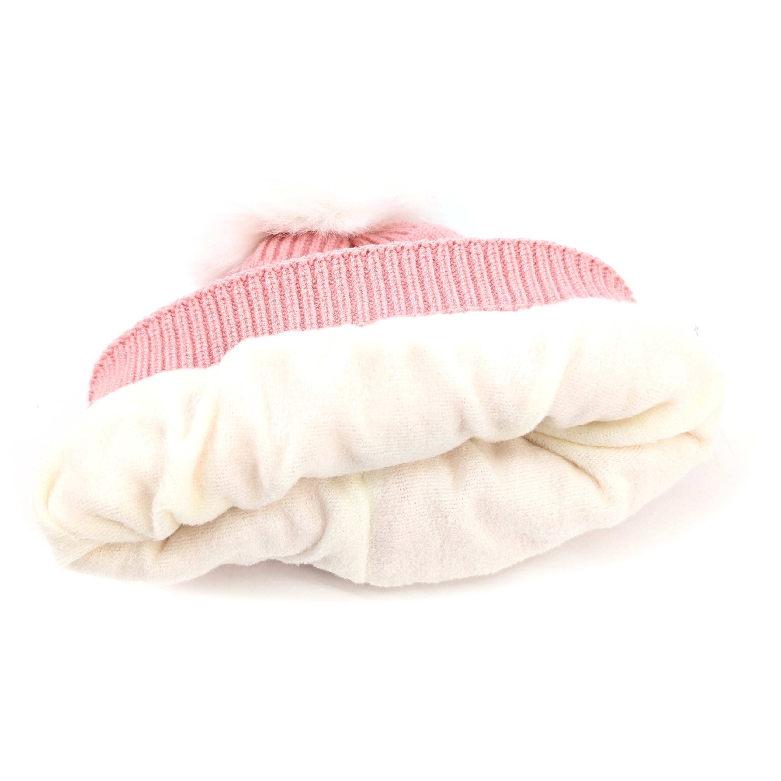 Rosie Rabbit Kids Winter Hat for Girls - Soft Pink Fleece Earflap Beanie for Cold Weather, Outdoor Play & Snow Activities