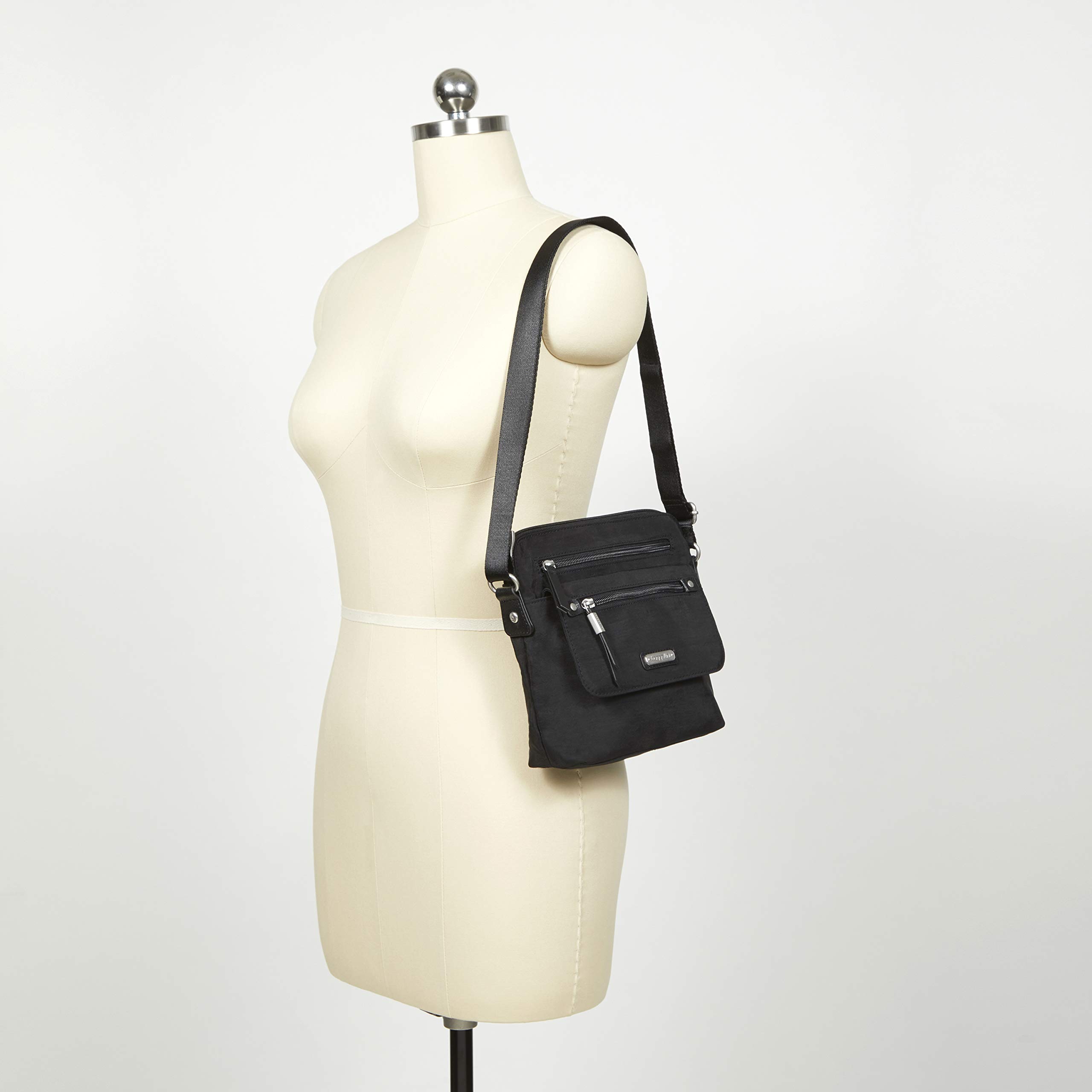 Baggallini Escape RFID Blocking Crossbody Bag with Phone Wristlet - Secure Travel Purse for Women, Everyday Use & Commuting