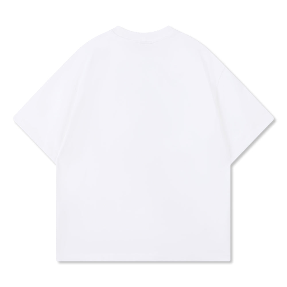 ORI Frederiqo Printed Short Sleeve T-Shirt - White Cotton Graphic Tee for Men | Casual Wear, Street Style & Everyday Outfits