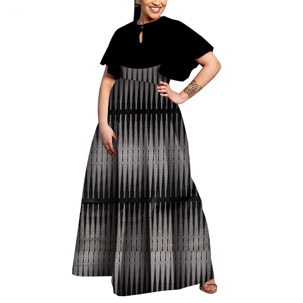 African Print Women's Dresses - Elegant Wax Print Party Dresses for Plus Size Ladies | Traditional & Modern Style for Weddings, Church & Special Occasions