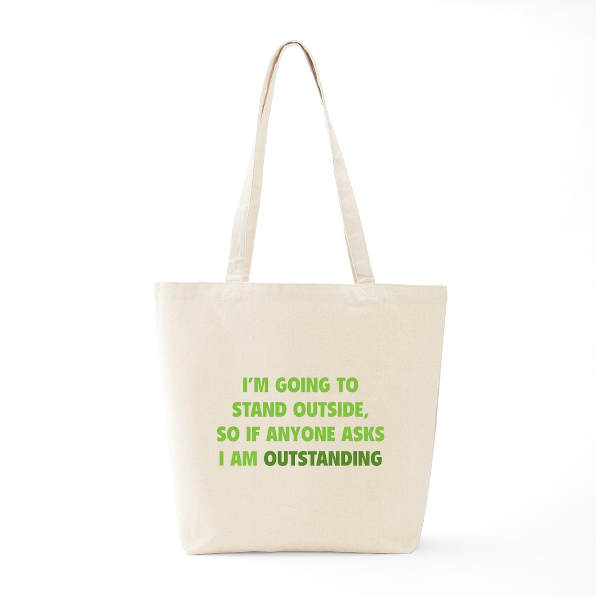 Outstanding Natural Canvas Tote Bag - Eco-Friendly Reusable Shopping Bag for Groceries, Beach & Work | CafePress