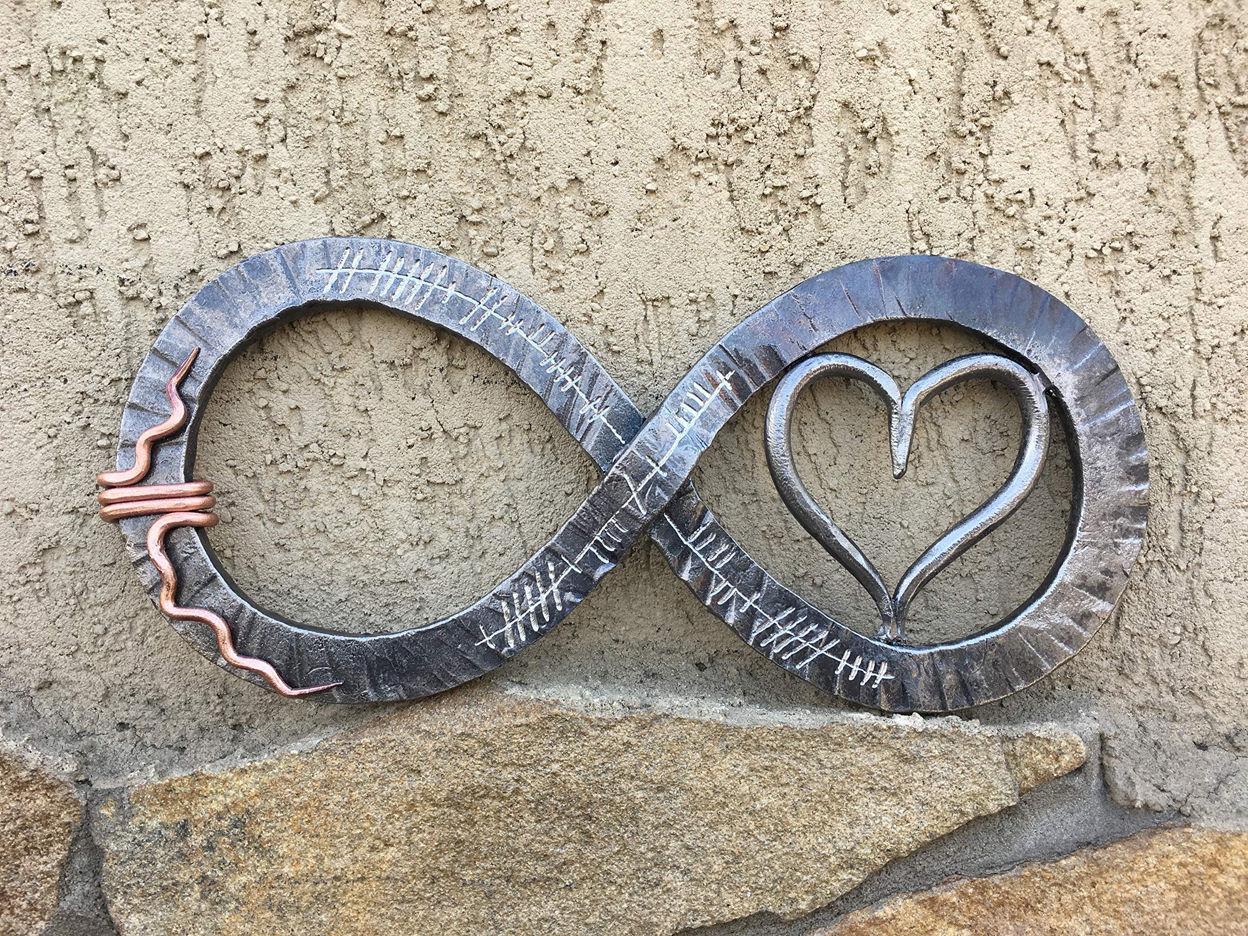 6th Anniversary Iron Gift - Elegant Iron Infinity Sign for Couples | Unique Iron Gift Idea for Wedding, Anniversary & Romantic Occasions