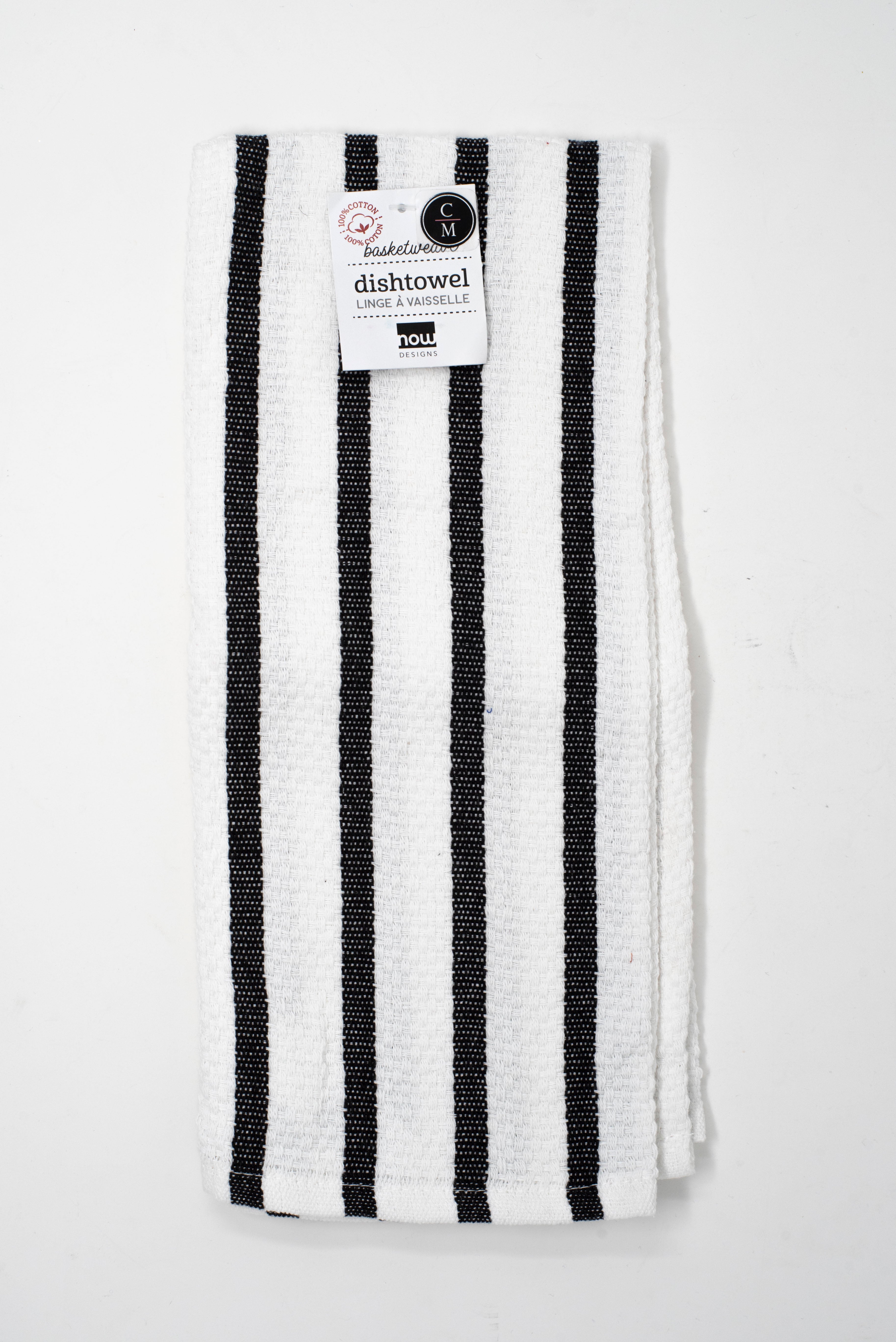 Premium Cotton Basketweave Dish Towels - Absorbent & Durable Kitchen Towels for Drying Dishes, Hands & Countertops | Ideal for Everyday Use, Hosting & Gift Giving