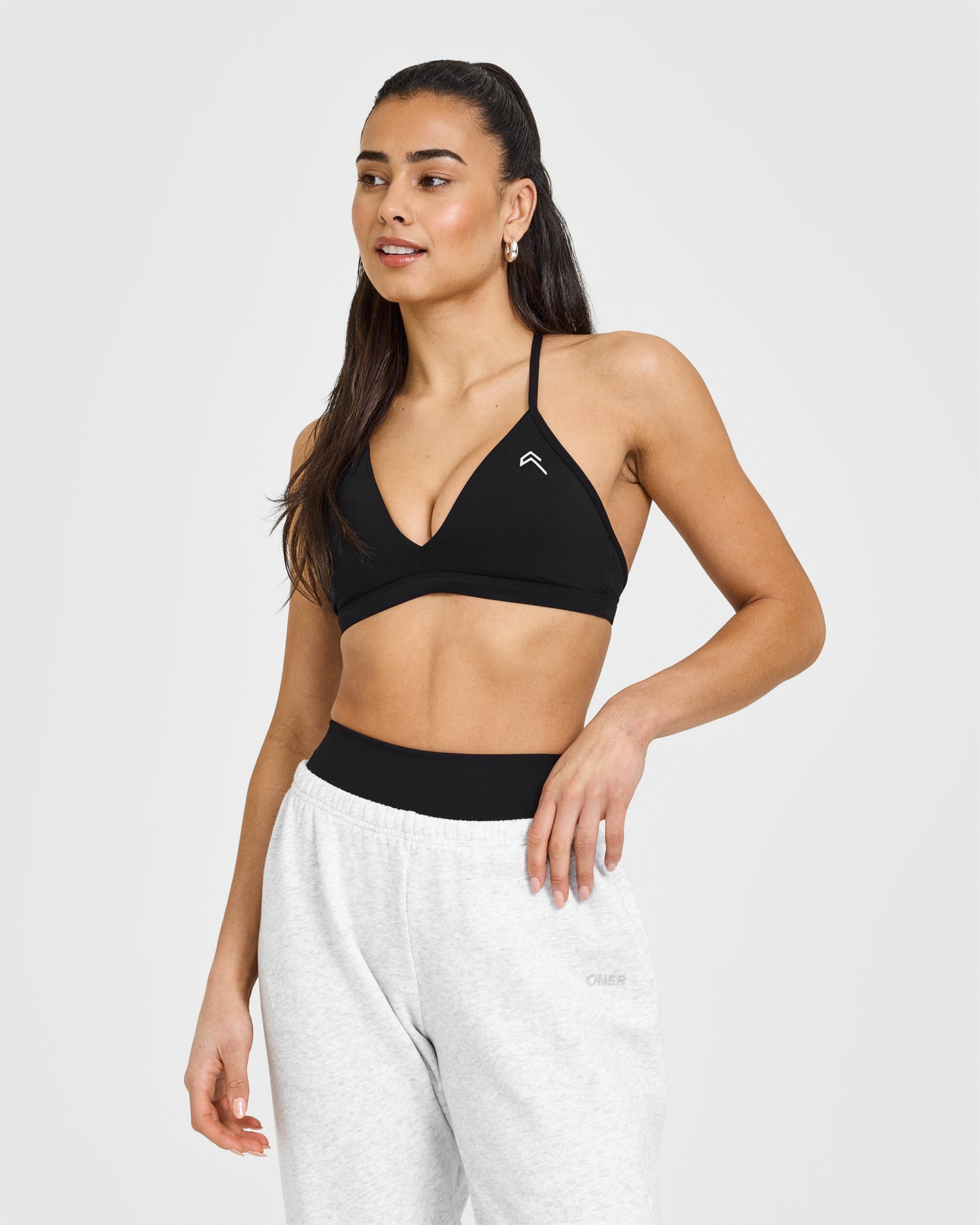 Ultra Soft Micro V Neck Bralette for Women - Seamless Wireless Comfort Bra in Black | Perfect for Yoga, Lounge & Everyday Wear