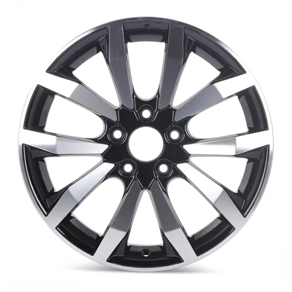 17 Inch Honda Civic Wheel Replacement - Machined Black Replica Rim 63996 42700SNXA72 | Perfect for Upgrades, Custom Builds & Restorations