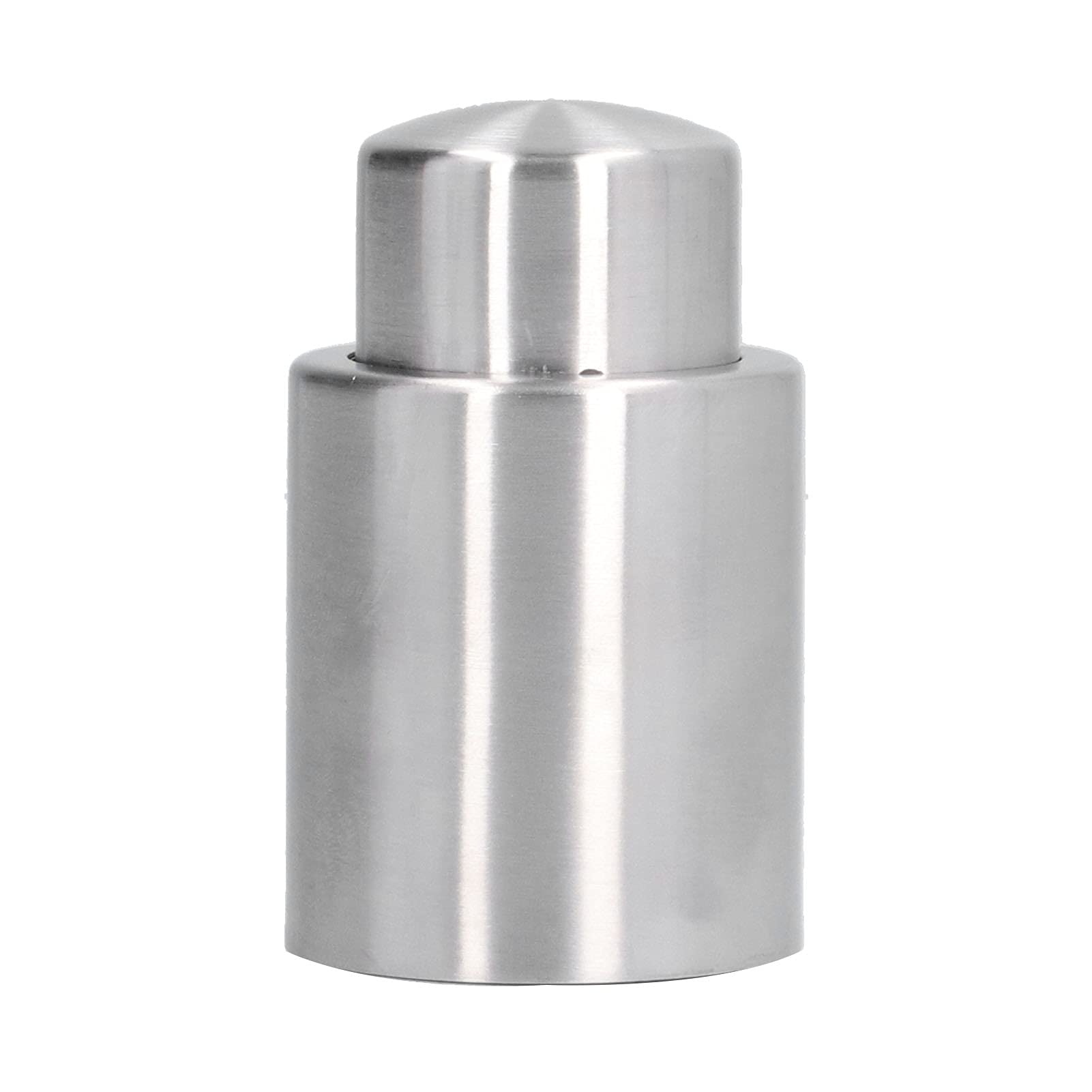 Premium Vacuum Wine Stopper with Pump - Stainless Steel & Silicone Wine Bottle Preserver - Perfect for Red Wine, White Wine, Champagne Preservation at Home or Parties