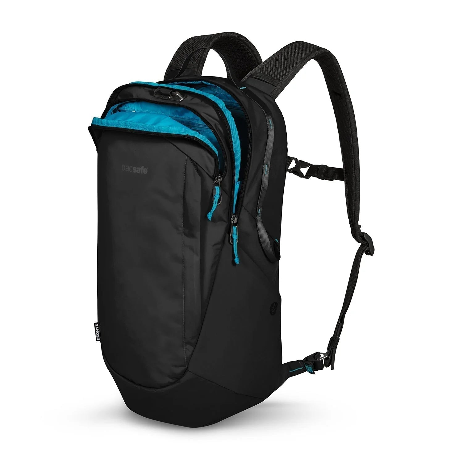 Pacsafe ECO 25L Anti-Theft Travel Backpack - Lightweight Waterproof Daypack for Commuting, Hiking & Digital Nomads - Secure Laptop Compartment & RFID Protection