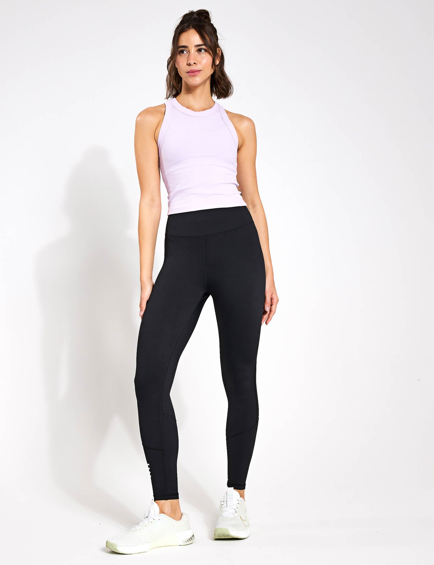 Harmony Ribbed Tank Top for Women - Soft Stretchy Lilac Camisole | Casual Wear, Layering, Summer Outfits