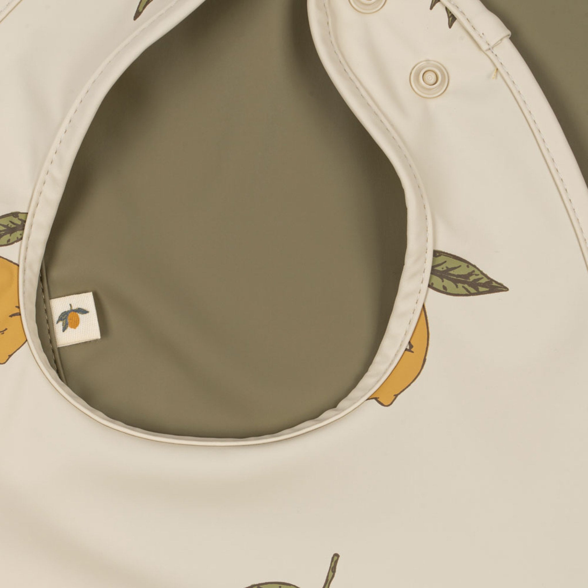 KONGES SLØJD Baby Dinner Bib Set of 2 - Waterproof Feeding Bibs for Toddlers, Sweet & Sour and Aloe Designs - Perfect for Mealtime, Daycare, and Travel