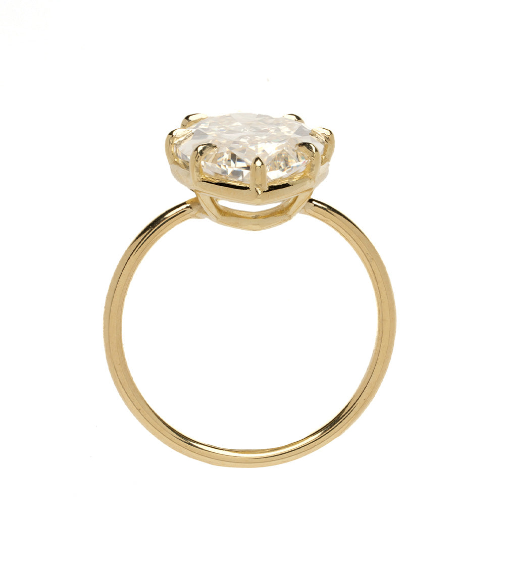 Gigi Champagne Marquise Cut Diamond Engagement Ring - Elegant Wedding & Proposal Jewelry for Her