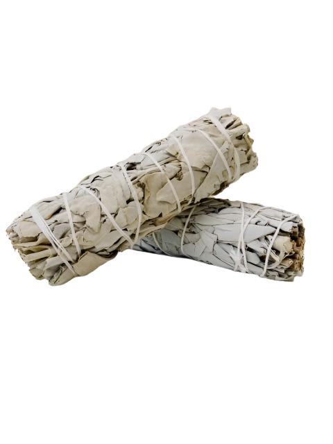 White Sage Smudging Stick for Cleansing & Purification | Organic Smudge Stick for Spiritual Cleansing, Meditation, Yoga & Home Blessing Rituals