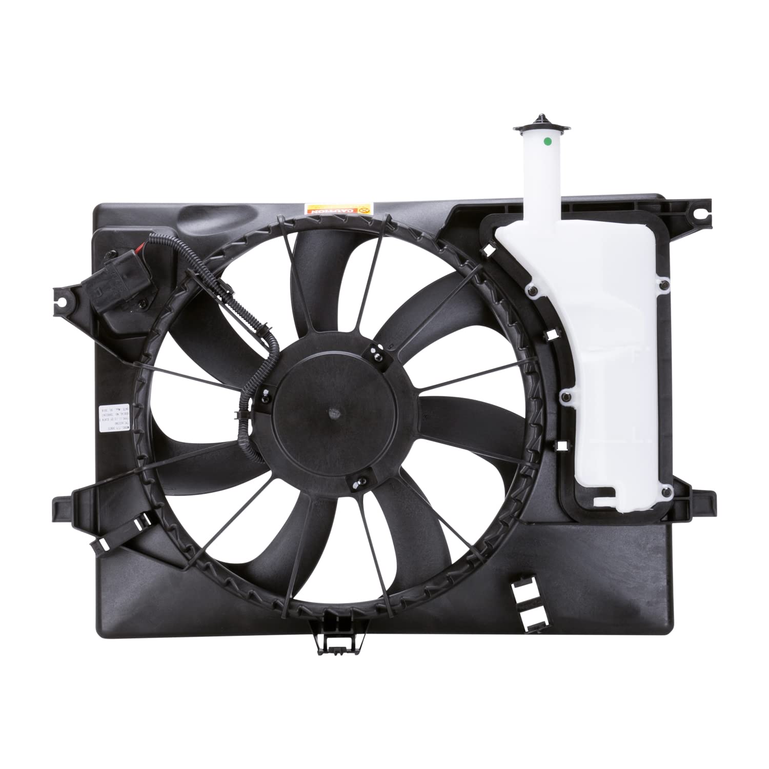 TYC 622580 Cooling Fan Assembly Replacement for Hyundai Elantra 2011-2016 - Perfect for Engine Overheating Prevention & Summer Driving