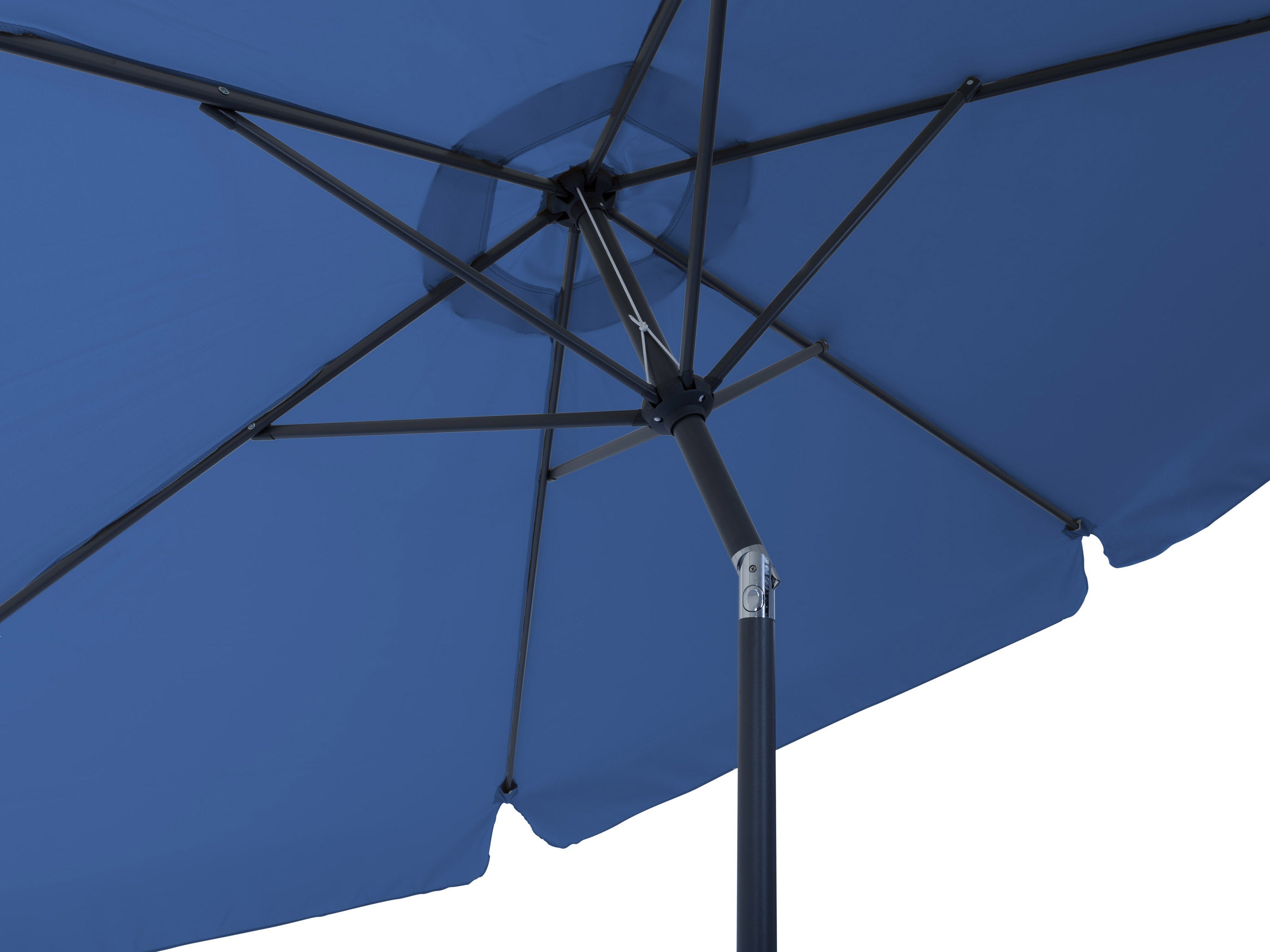 10ft Round Cobalt Blue Outdoor Patio Umbrella - UV Protection, Waterproof, Heavy Duty - Perfect for Poolside, Backyard, Garden, and Outdoor Dining Areas