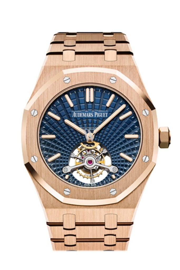 Audemars Piguet Royal Oak Tourbillon 41mm Ultra-Thin Rose Gold Watch 26522OR.OO.1220OR.01 - Luxury Swiss Timepiece for Men, Perfect for Formal Events & Collector's Showcase