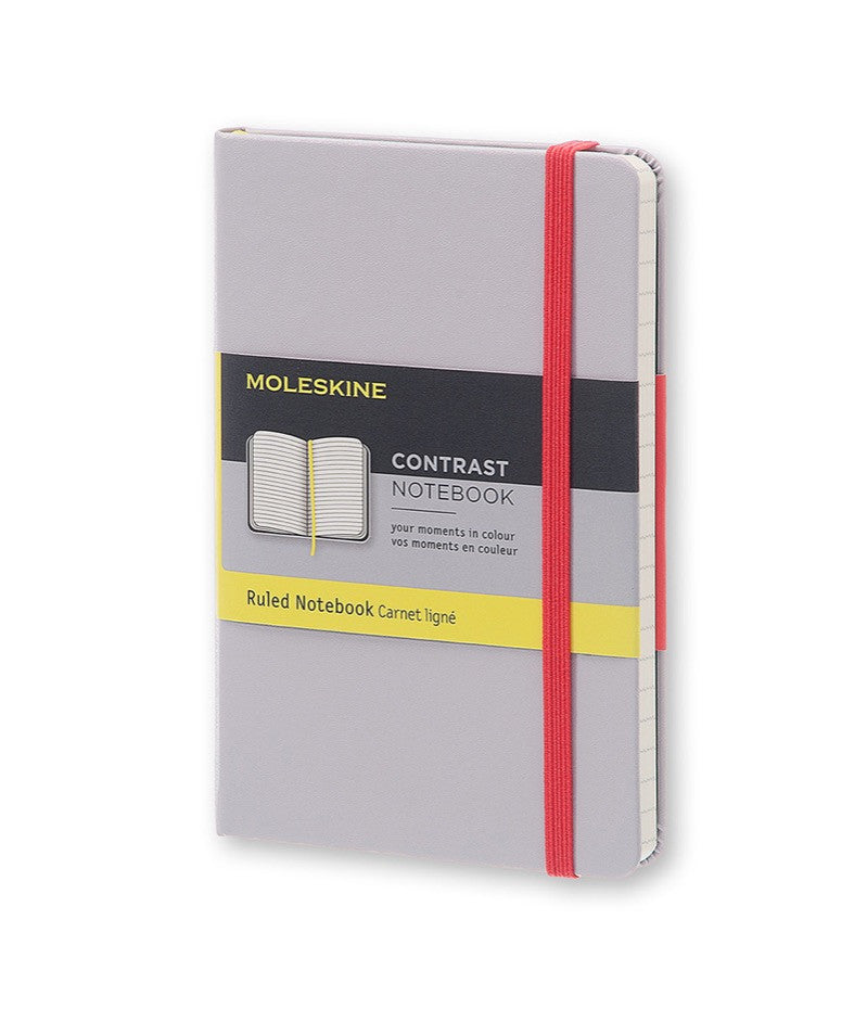 Moleskine Contrast Ruled Notebook - Limited Edition Hardcover Journal for Writing, Sketching & Note Taking - Perfect for Students, Professionals & Artists