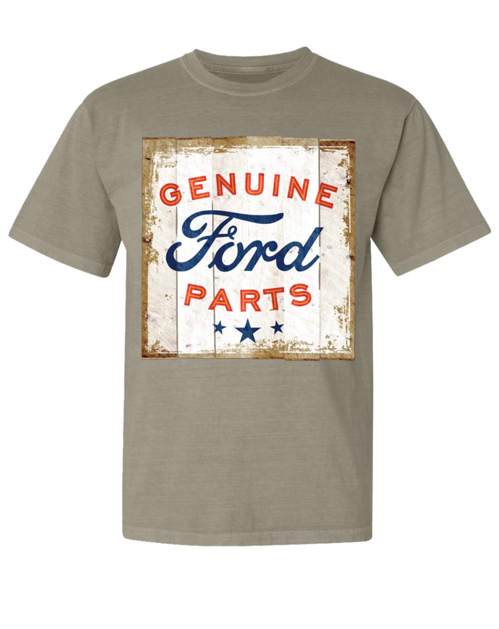 **Genuine Ford Motors Parts Sign Cars & Trucks Vintage Washed Look Short Sleeve T-Shirt – Perfect for Car Enthusiasts, Mechanics & Casual Wear**