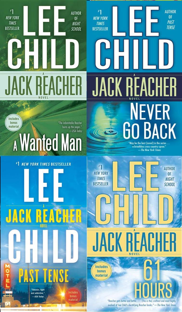 Lee Child Jack Reacher Series Complete Set (Books 1-24) - Best Crime Thriller Novels Collection for Adults - Perfect for Reading, Gifts & Book Clubs