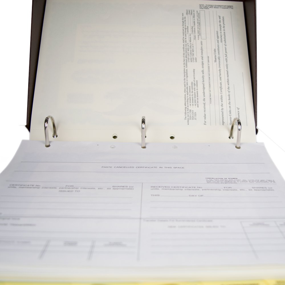 Blumberg Ex Libris All-in-One LLC Kit - Includes Self-Enclosed Records Book, Company Seal, Printed Certificates with Full-Page Stubs & Blank Minute Paper (Model K10LLC) - Perfect for Starting & Managing Your Limited Liability Corporation Business