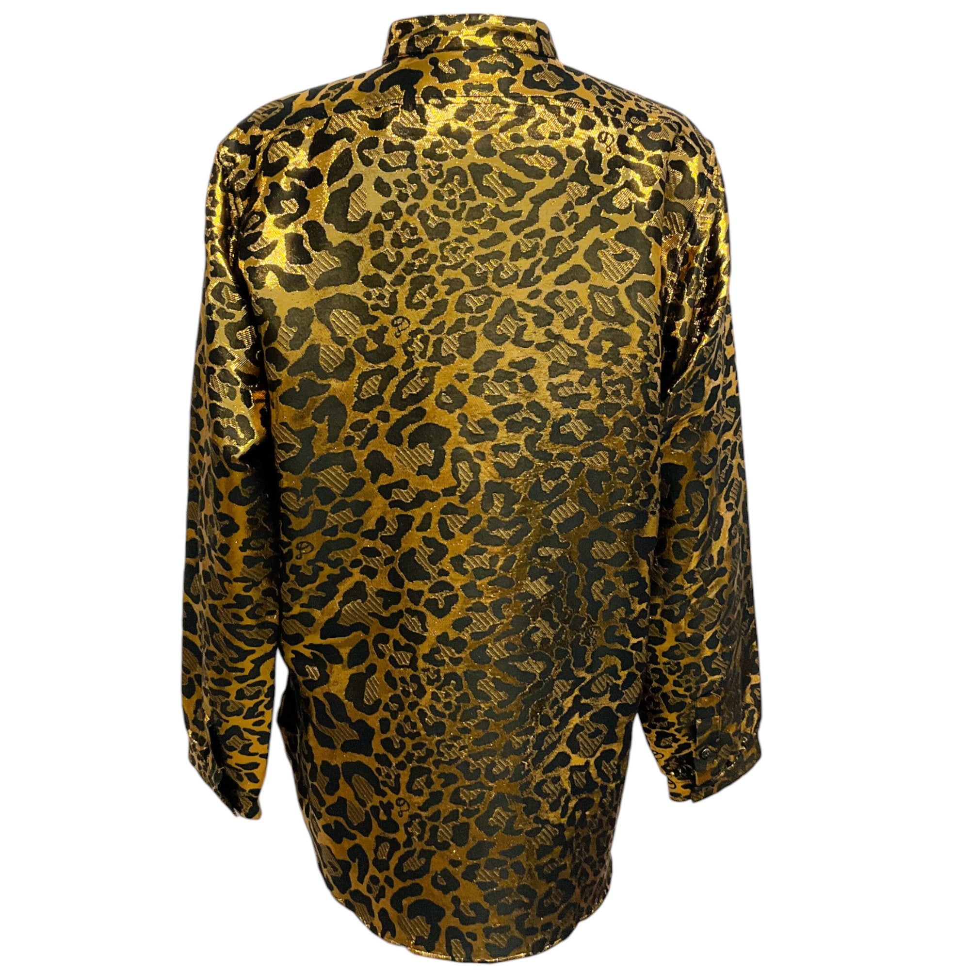 Dundas Gold & Black Animal Print Blouse for Women | Stylish Leopard Print Top for Party & Night Out | Perfect for Date Night, Club Wear & Evening Events