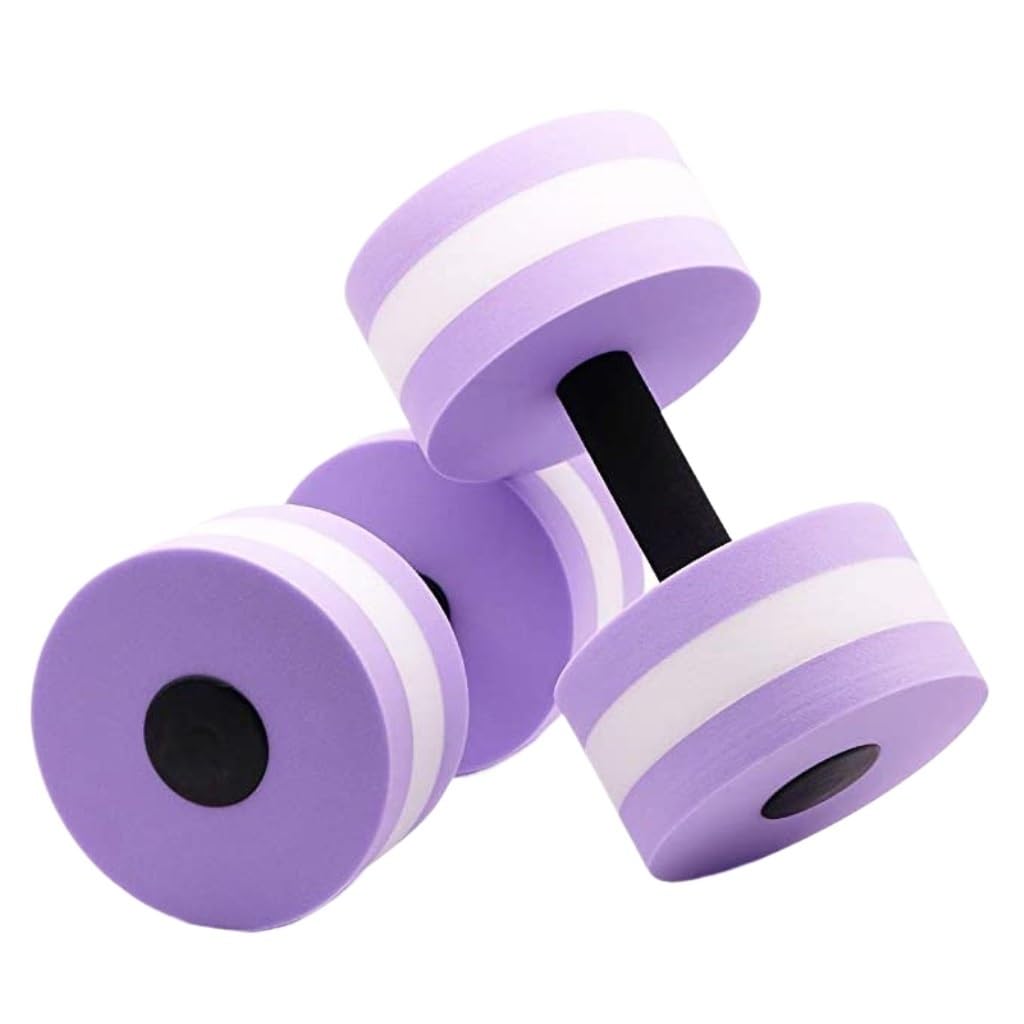 EVA Water Dumbbells for Swimming, Yoga & Aqua Fitness - Lightweight Buoyant Dumbbells for Beginners, Water Resistance Training & Underwater Exercises - Perfect for Pool Workouts, Hydrotherapy & Aquatic Therapy Sessions
