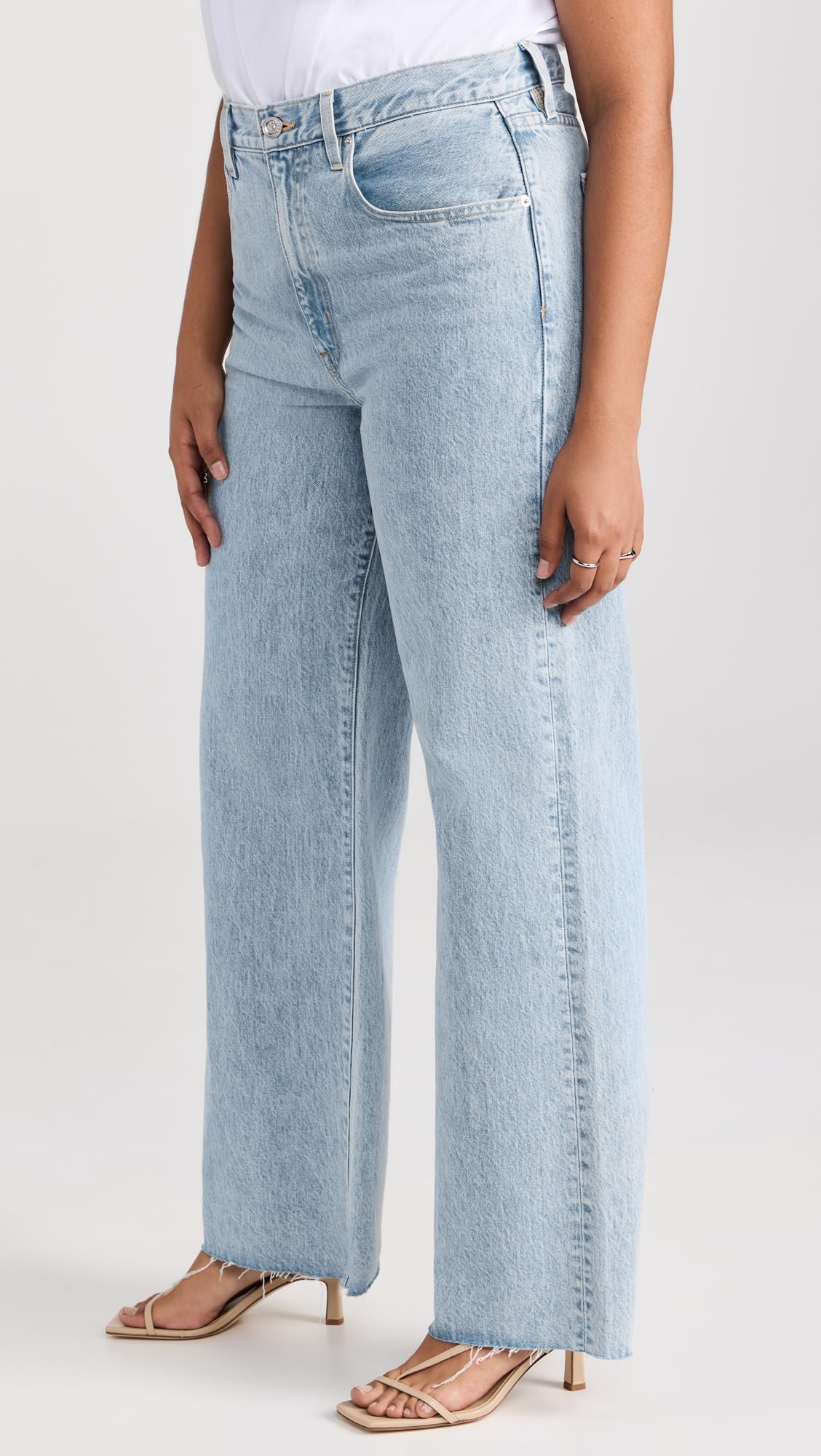 Women's Grace High Rise Wide Leg Jeans - Comfortable Stretch Denim Pants for Casual Wear & Office Outfits | Trendy Plus Size & Petite Options