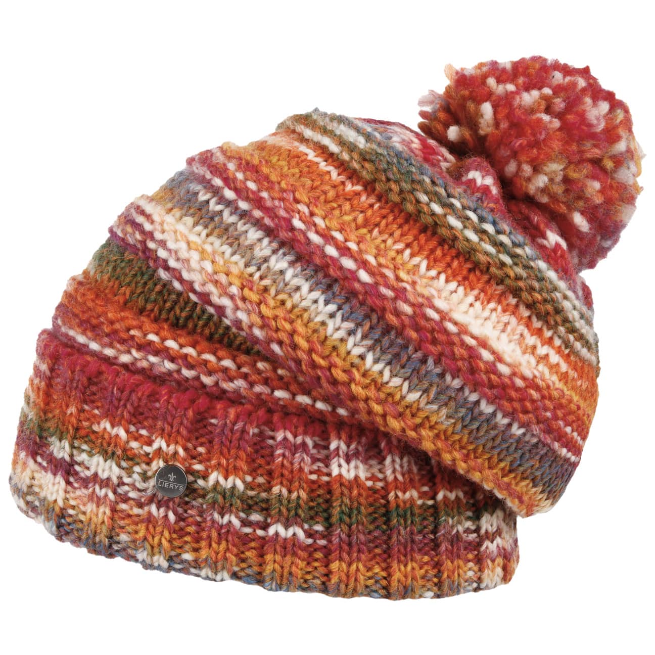Lierys Faux Fur Pompom Beanie - Soft Winter Knit Hat for Women & Men - Cozy Cold Weather Accessory for Skiing, Snowboarding & Outdoor Activities