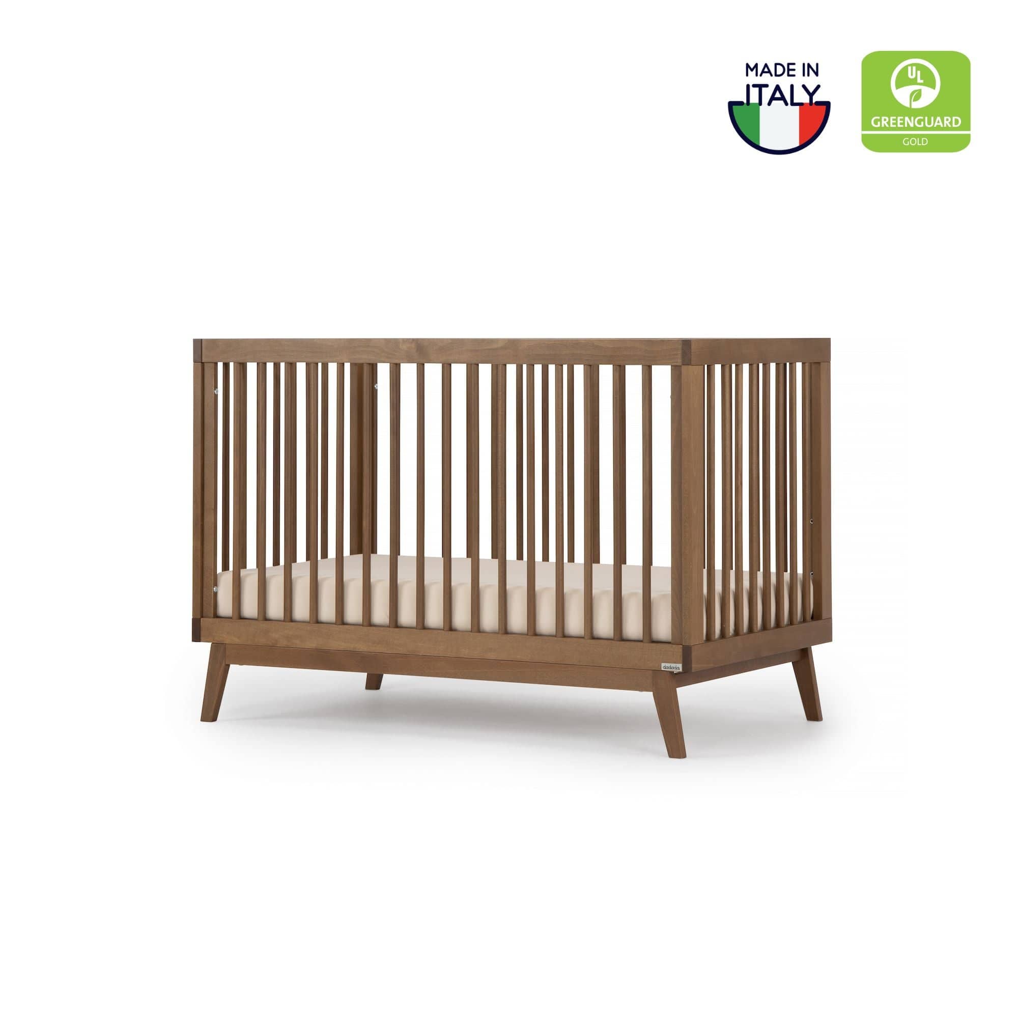Convertible 3-in-1 Crib for Nursery - Toddler Bed & Daybed - Perfect for Small Spaces & Modern Baby Rooms