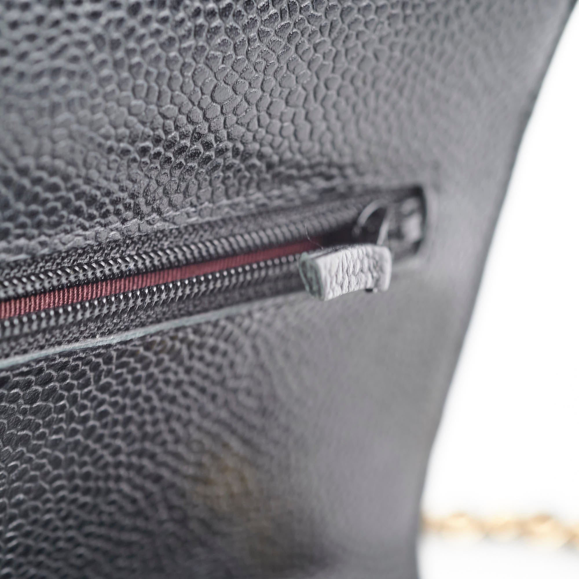 Chanel Black Caviar Leather Wallet On Chain WOC - Stylish Crossbody Bag for Women | Perfect for Evening Out, Parties & Daily Use