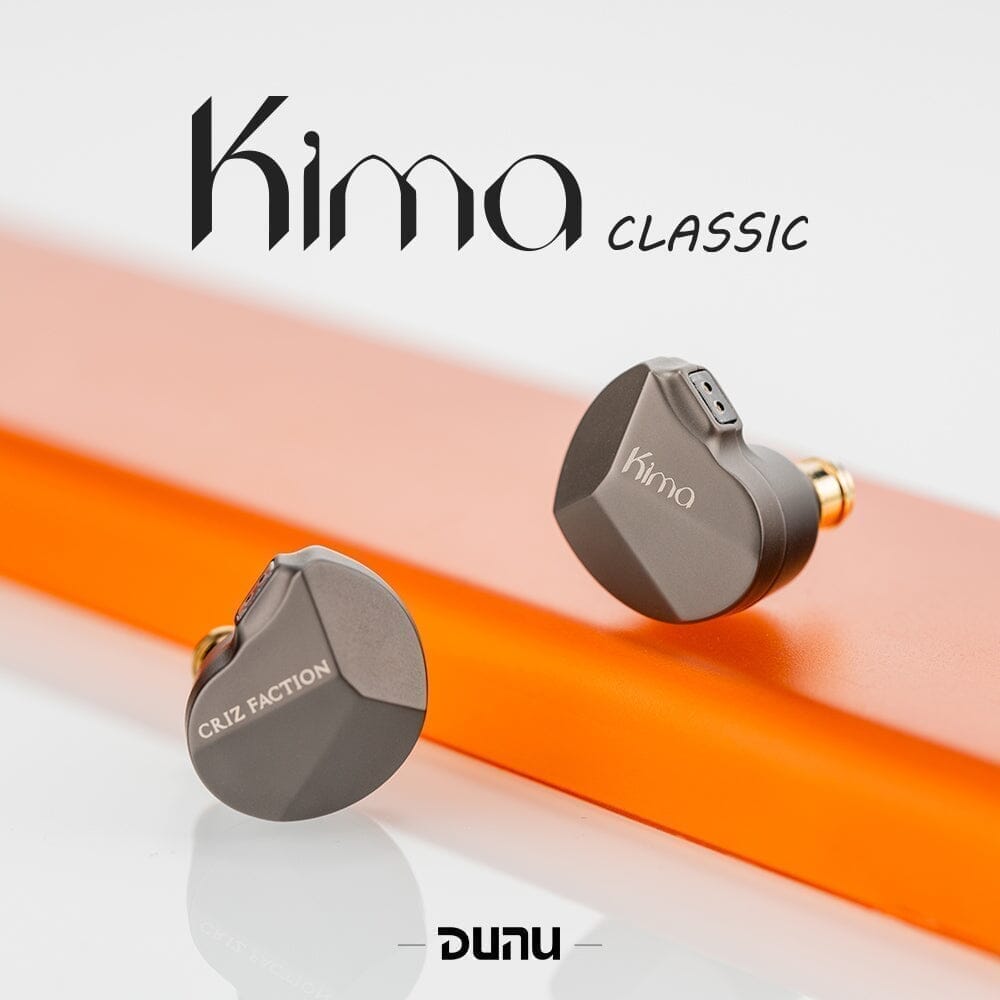DUNU Kima Classic DLC Diaphragm Dynamic Driver IEMs - High-Fidelity In-Ear Monitors for Audiophiles, Musicians & Gamers - Perfect for Studio Recording, Live Performances & Mobile Listening