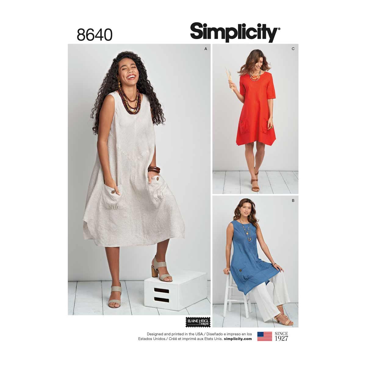 Simplicity Patterns Women's Dresses - Sizes AA (10-12-14-16-18) | DIY Sewing Patterns for Casual, Formal & Party Dresses | Perfect for Home Sewing Projects & Fashion Designers