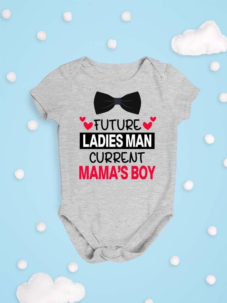 Future Ladies Man Bodysuit for Baby Boys - Cute & Funny Infant Bodysuit - Perfect for Newborn Photoshoots, Baby Showers & First Birthday Parties