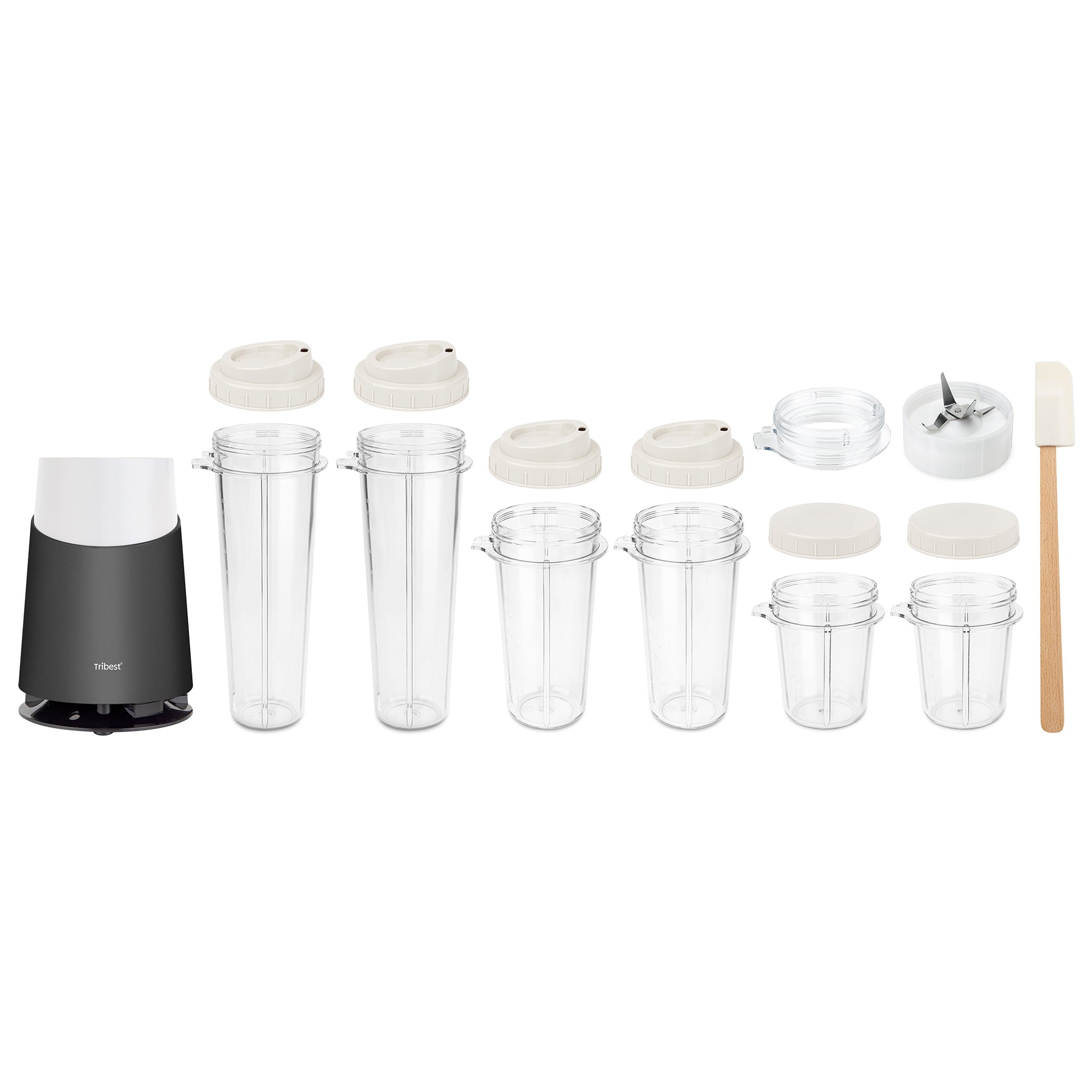Personal Blender II® - 16-Piece Mason Jar Ready Blender Set for Smoothies, Shakes & Meal Prep | Perfect for Home, Office & Travel Use