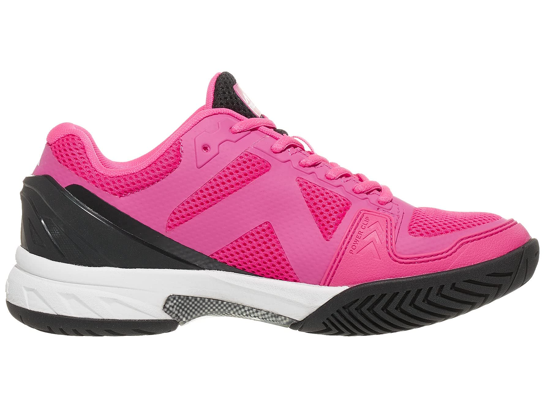 Tyrol Women's Striker-V Pro Series Pickleball Shoes - Lightweight Tennis Shoes for Women with Arch Support, Non-Slip Sole, Breathable Mesh (Size 5.5, Pink/Black) - Perfect for Pickleball, Tennis & Court Sports