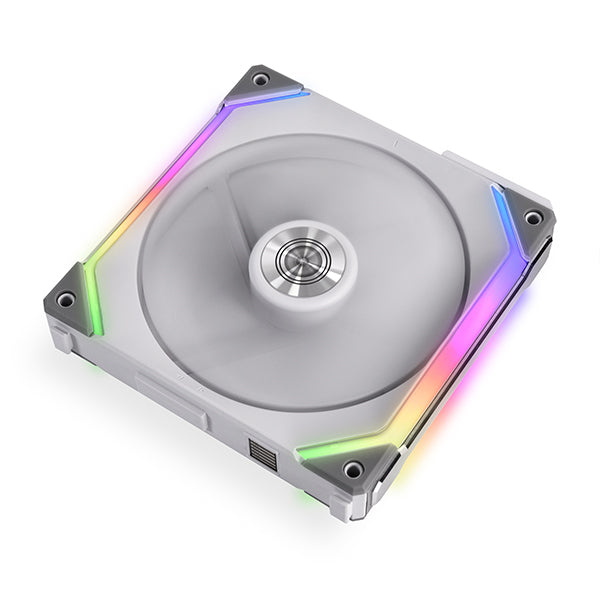 LIAN LI UNIFAN SL140 Single Pack - 140mm PC Case Fan (Black/White, No Controller Included) - High Airflow RGB Cooling for Gaming PCs & Workstations