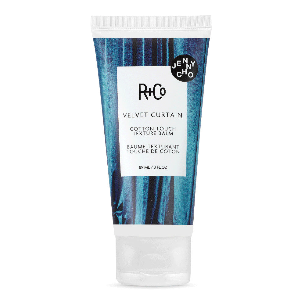 R+Co Velvet Curtain Cotton Touch Texture Balm - Smoothing & Styling Hair Cream for Frizz Control & Shine - Perfect for Dry, Damaged Hair & Curly Hair Care Routine