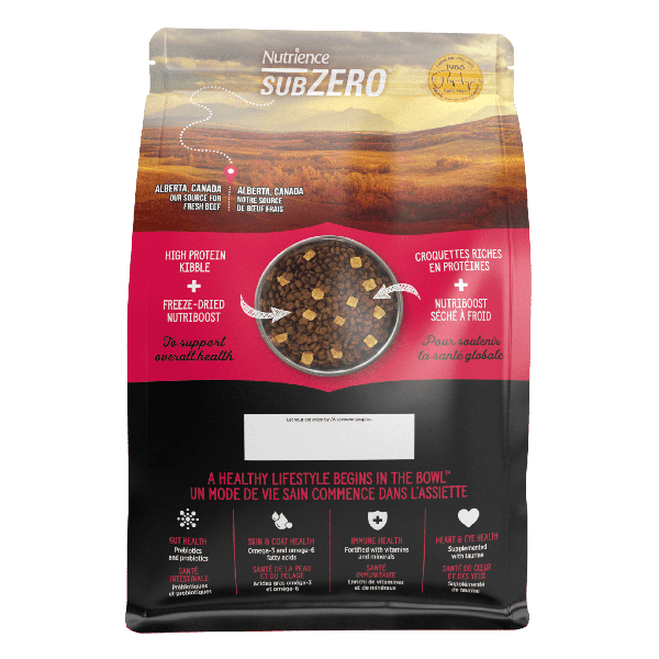 Nutrience SubZero Prairie Red High Protein Dry Cat Food - Grain-Free, Natural Ingredients for Adult Cats - Perfect for Indoor & Outdoor Felines