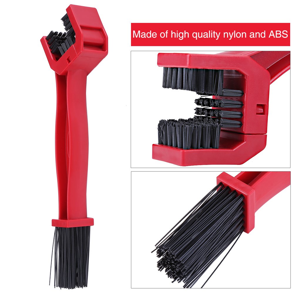 Fydun Universal Motorcycle Chain Cleaner Tool - Bike Chain Washer & Crankset Brush for Effective Cleaning | Perfect for Motorcycle Maintenance & Off-Road Bike Care