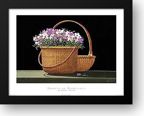Duff Robert Nantucket 32x26 Framed Art Print - Coastal Wall Decor for Living Room, Bedroom & Office | Beach House & Nautical Theme Home Decor