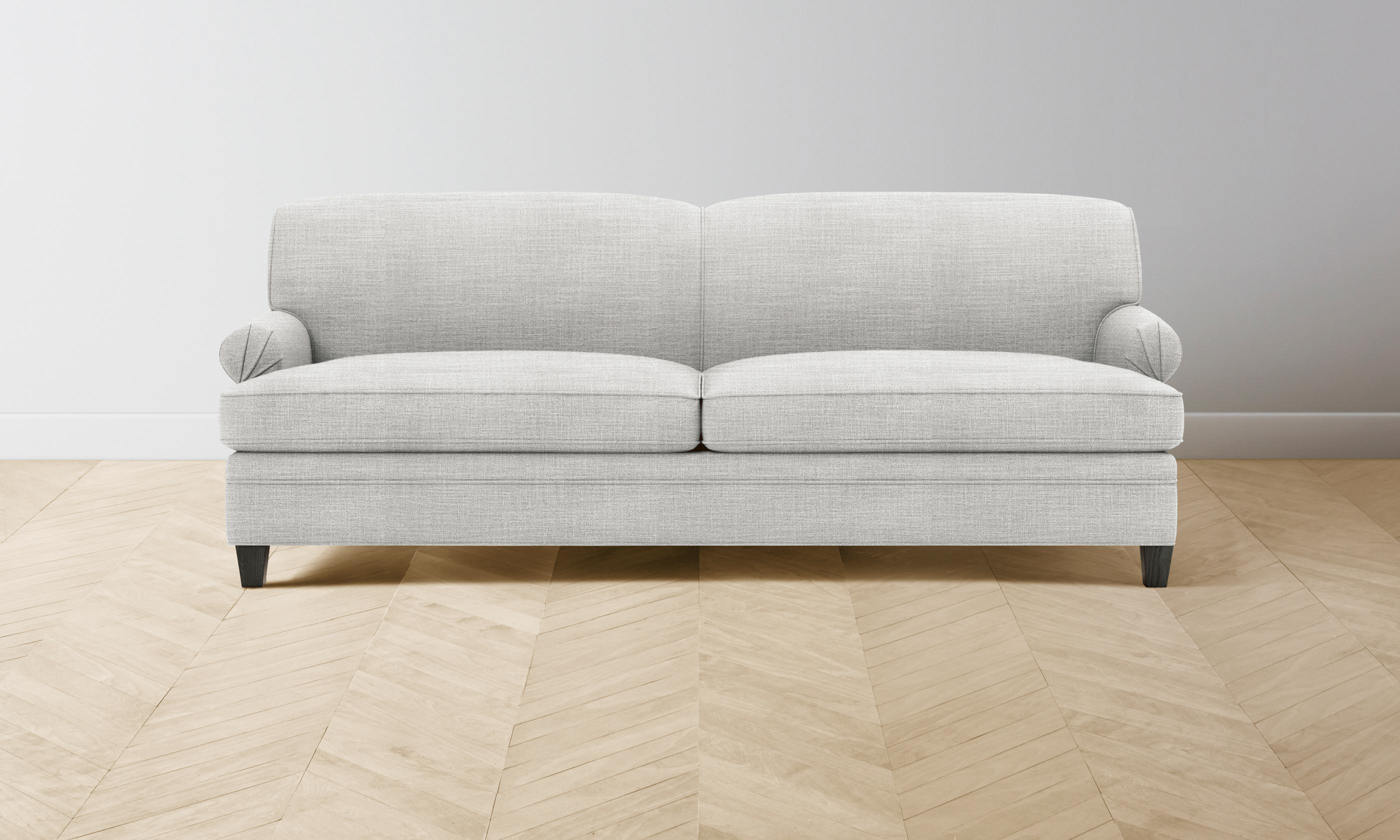 Carmine Sofa - Premium Performance Textured Tweed Upholstery in Dove Gray | Perfect for Living Rooms, Home Theaters & Cozy Reading Nooks