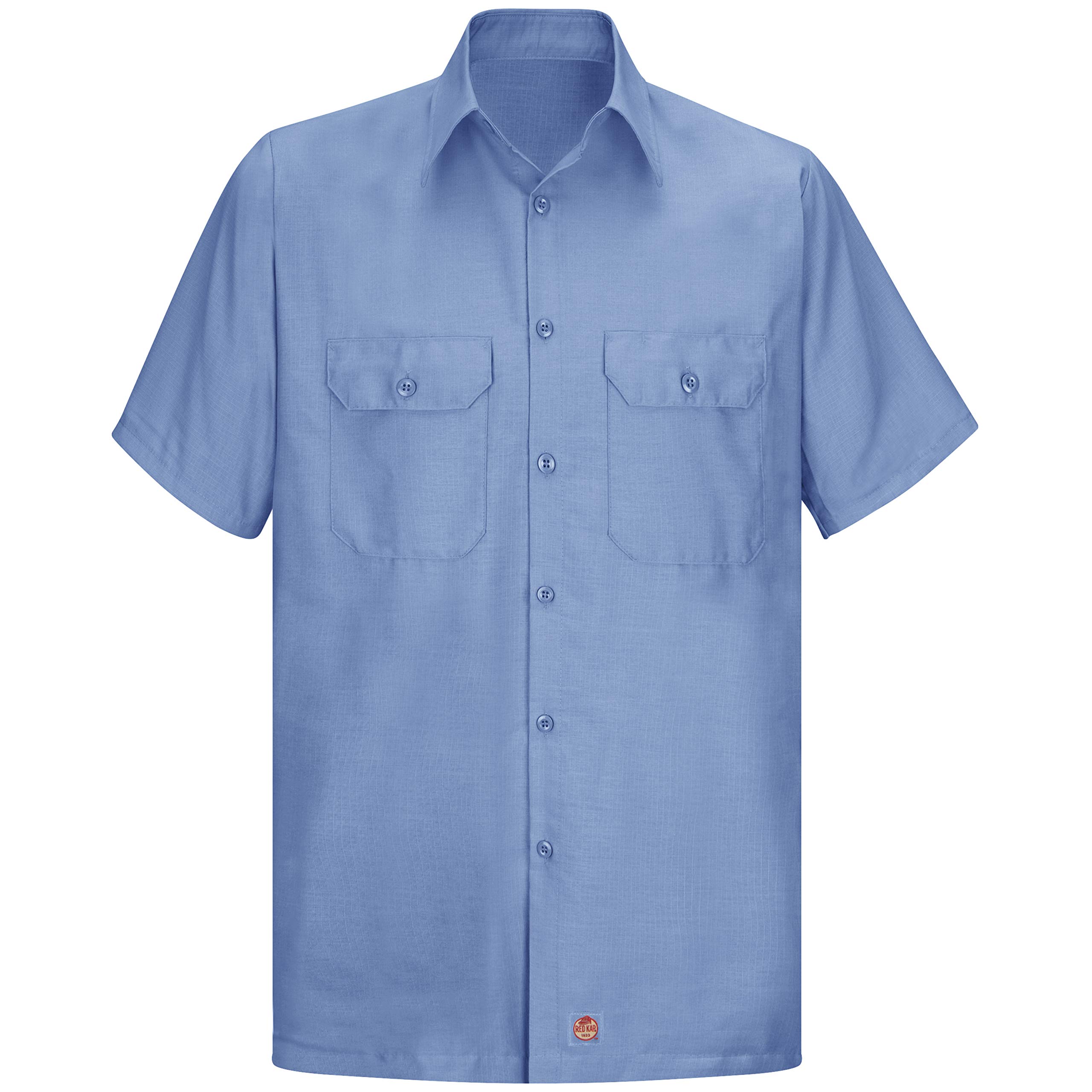 Red Kap Solid Rip Stop Shirt - Durable Work Shirt for Men - Comfortable & Breathable for Construction, Outdoor Work & DIY Projects