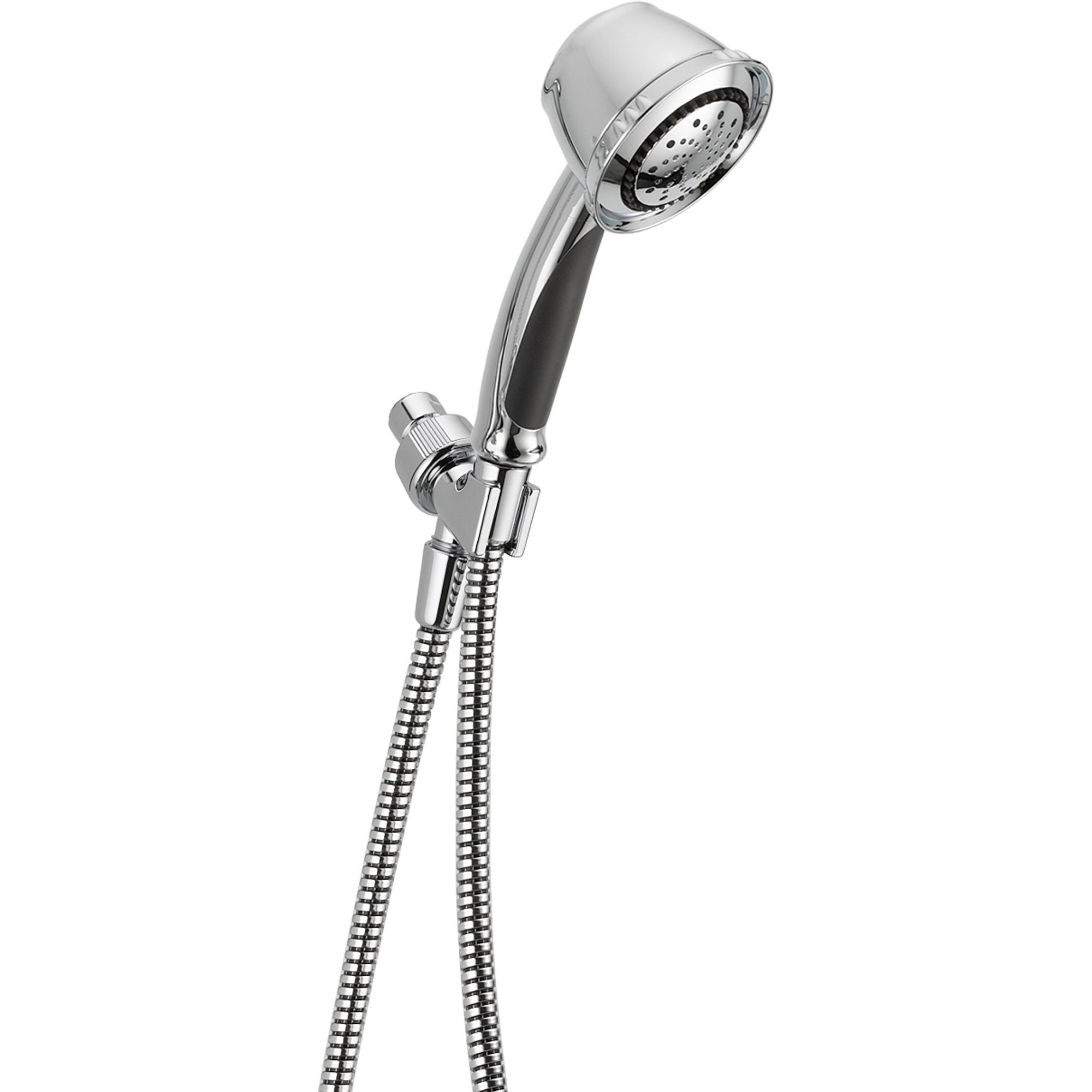 Delta 5 Spray Chrome Shower Arm Mount - Adjustable Handheld Showerhead Faucet with 5 Settings (Model 561242) - Perfect for Bathroom Renovation & Spa-Like Shower Experience