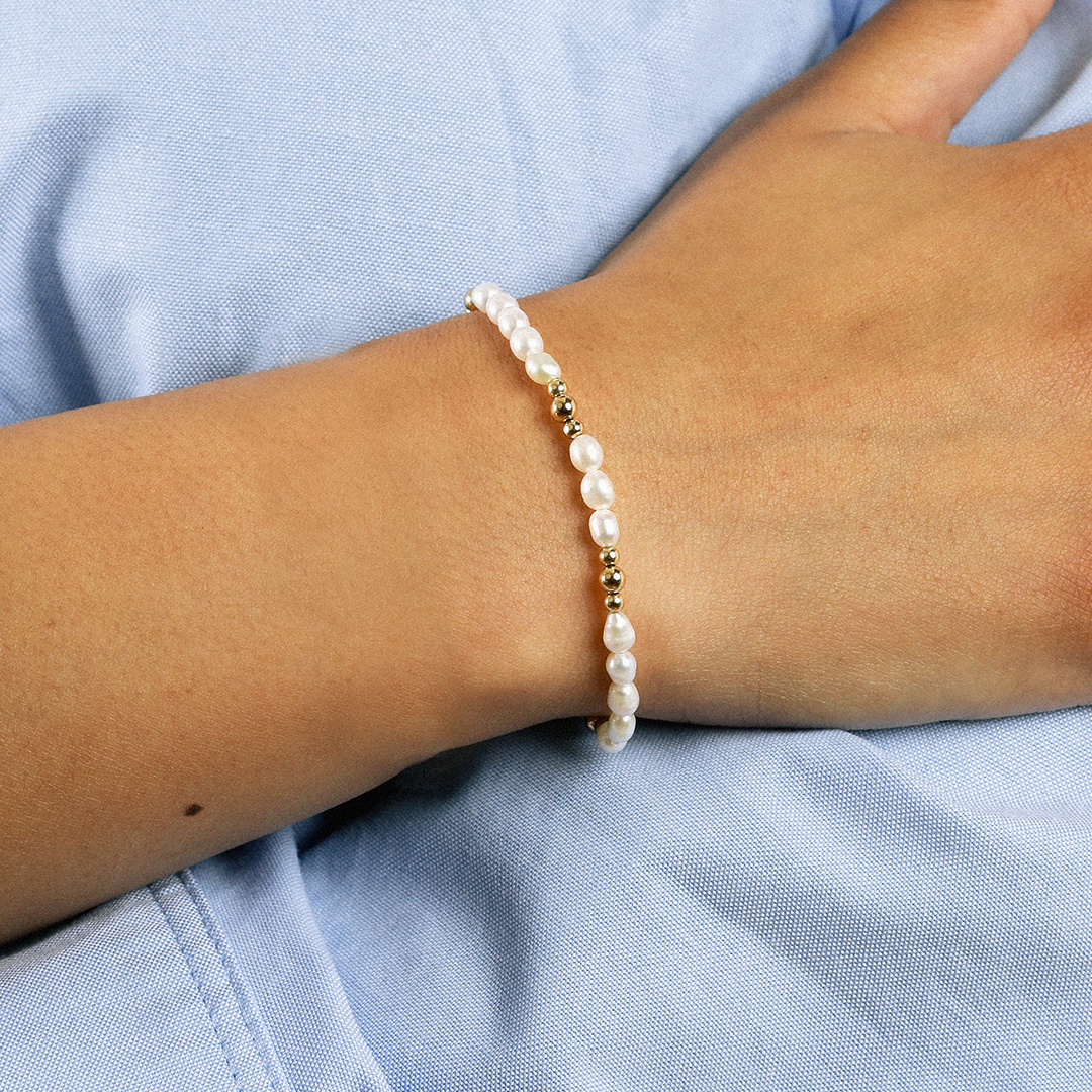 Frida Pearl Bracelet - Natural Stone Jewelry for Women, Elegant & Stylish Potential Stone Bracelet - Perfect for Daily Wear, Office & Special Occasions