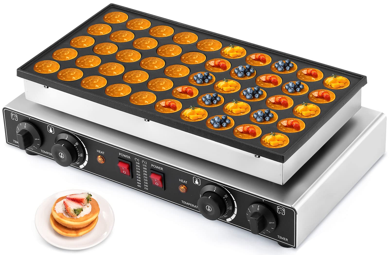 LANUEVA Mini Dutch Pancake Maker Machine - 1.6