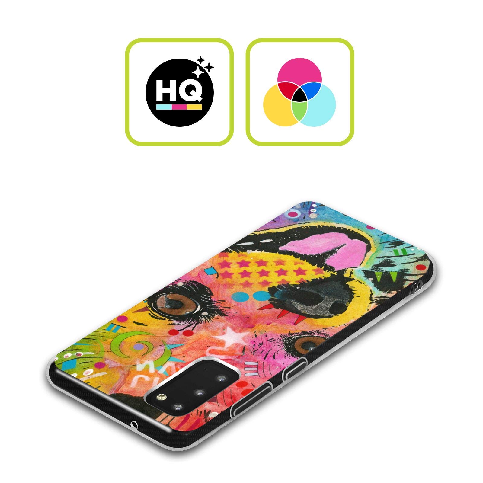Dean Russo Pomeranian Dogs Soft Gel Case for Samsung Galaxy A50/A30s (2019) - Officially Licensed Durable Protective Phone Cover by Head Case Designs - Perfect for Everyday Use & Gift Giving