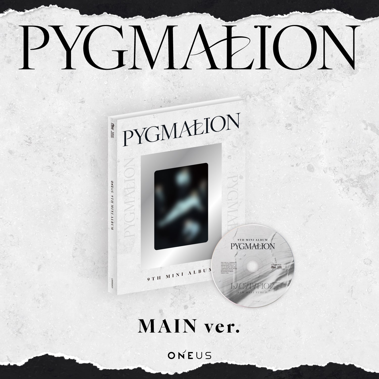ONEUS 9TH MINI ALBUM 'PYGMALION' (MAIN VER.) - K-POP Music CD + Photobook + Poster - Perfect for K-POP Collectors & Fans | Great Gift for Birthdays & Special Occasions